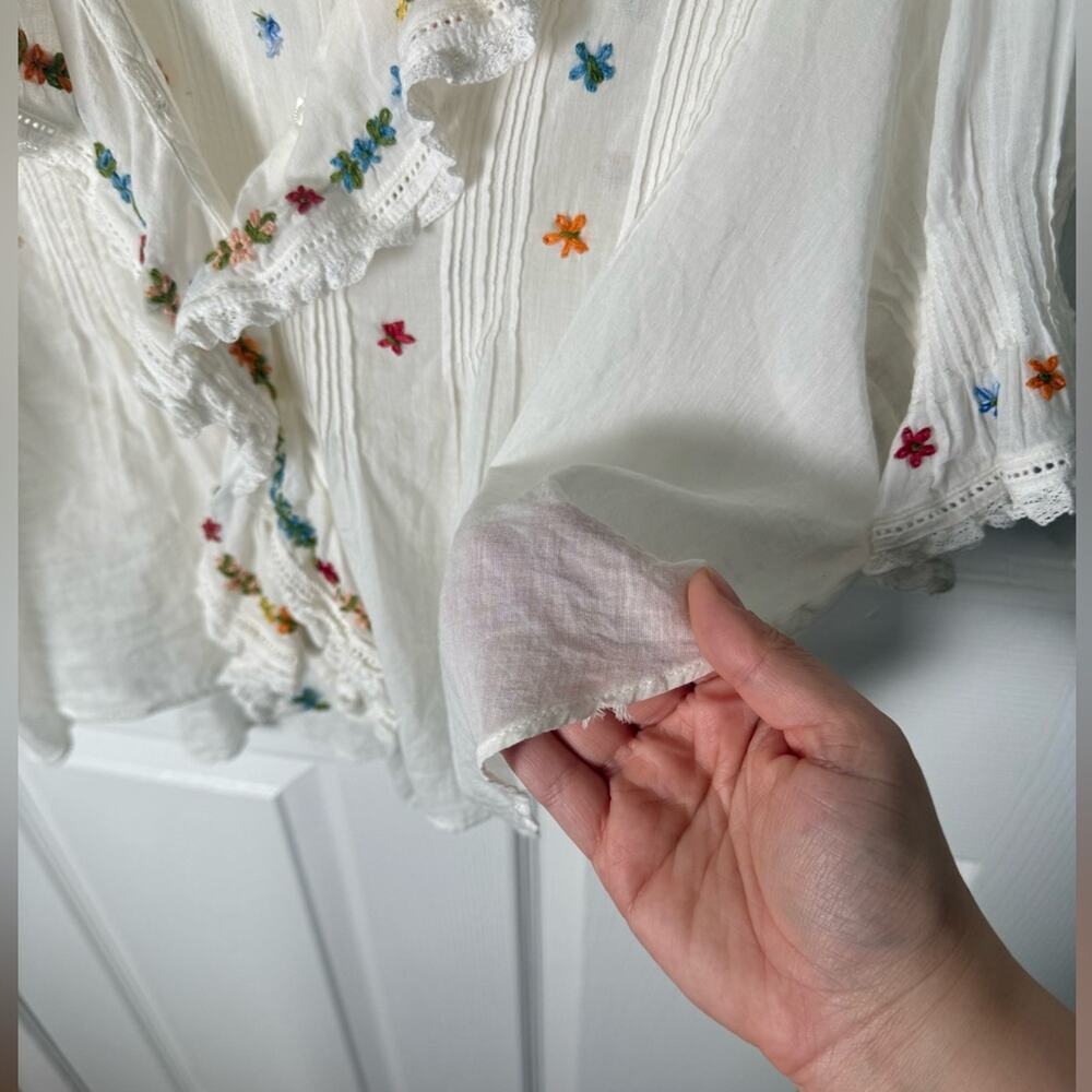 Doen Hettie Top in Sea Salt M - Picture 9 of 12